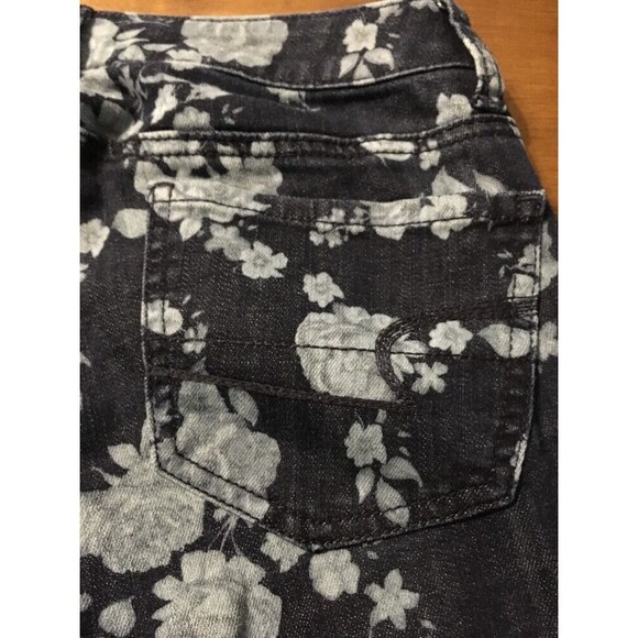 American Eagle Women's Jeans Floral Jegging Stretch Ankle Skinny Size 2 X 29 - Picture 8 of 9